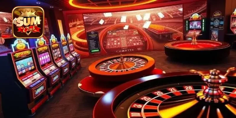 Giao diện trang chủ chính thức của cổng game Sumclub